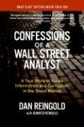 Confessions of a Wall Street Analyst Reingold Daniel, Reingold Jennifer