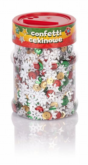 Confetti cekinowe kółka Astra Creativo - mix świąteczny 100g Astra