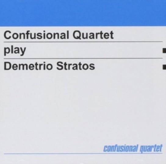 Confusional Quartet Play Demetrio Stratos Confusional Quartet