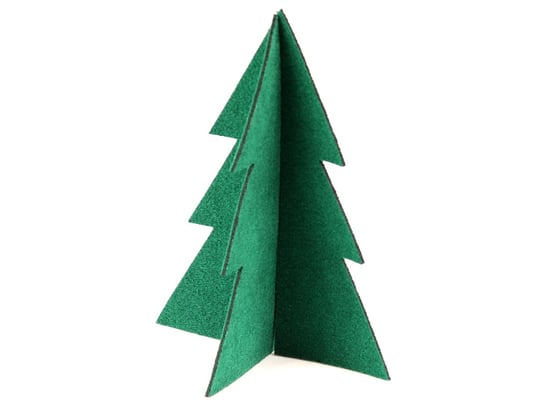 Congee, Choinka z filcu na Boże Narodzenie, Zielony, 30 cm Congee.pl