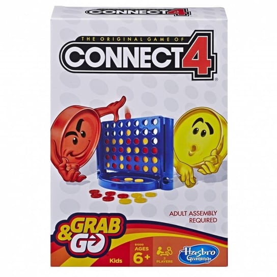 Connect 4: Grabd and GO, gra planszowa, Hasbro Hasbro Gaming