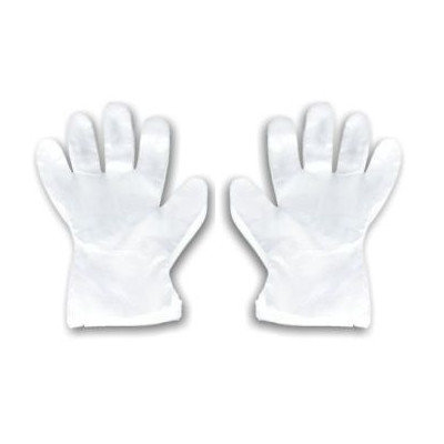 Consorte Gloves, Rękawiczki jednorazowe, foliowe, białe - 1 para (2szt) Consorte