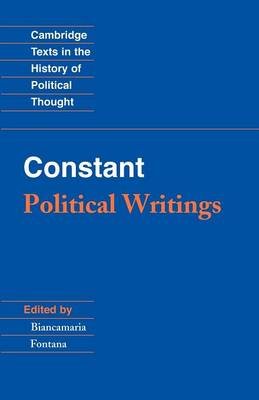 Constant: Political Writings Constant Benjamin