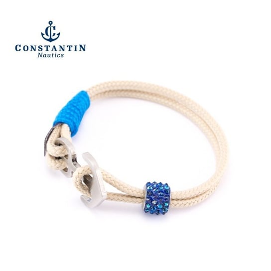 Constantin Nautics Bransoletka Sportowa Swarovski Masra Beżowy 19 Cnb #7013-19 Constantin Nautics