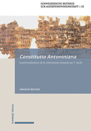 Constitutio Antoniniana Schwabe Verlag Basel