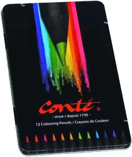 Conte, kredki ołówkowe,12 kolorów BIC