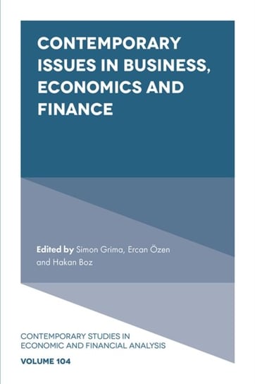 Contemporary Issues in Business, Economics and Finance Opracowanie zbiorowe