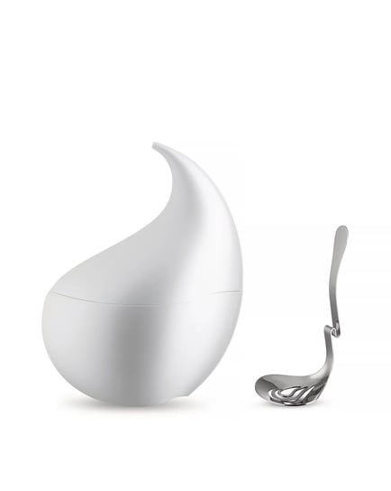 Alessi Water Tower Kitchen Container in Stainless Steel, Mirror Polished 10.75