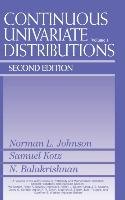 Continuous Univariate Distributions Johnson Norman L.