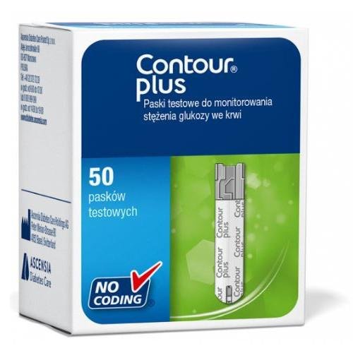 Contour Plus Test- 50 Pasków Bayer