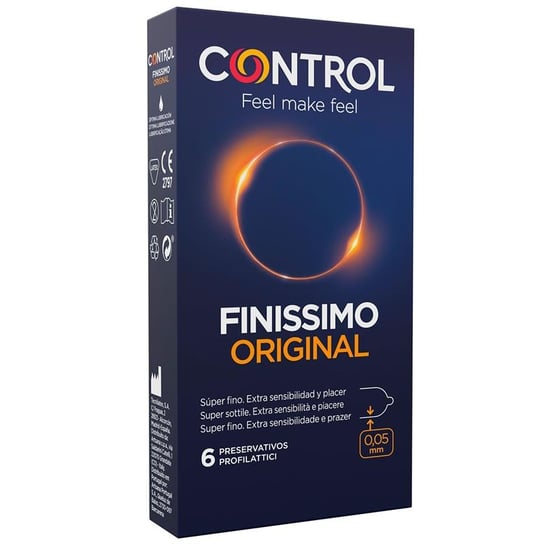 Control Finissimo Oryginalne prezerwatywy, 6 szt. Control