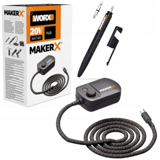 Control HUB MakerX WORX WA7160 zasilanie +Długopis WORX