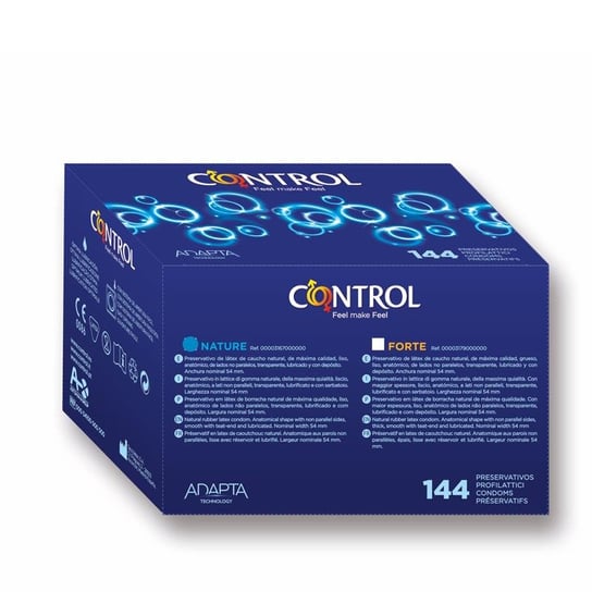Control, Prezerwatywy Profesjonalne Pudełko Natura, 144 Szt. Control