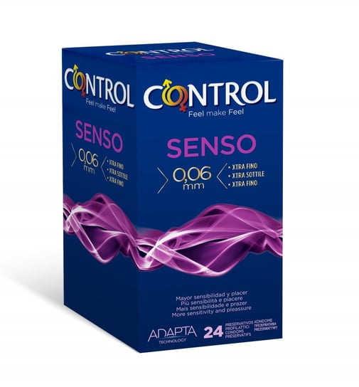 CONTROL SENSO Prezerwatywy cienkie 0,06mm / opak.24szt Control