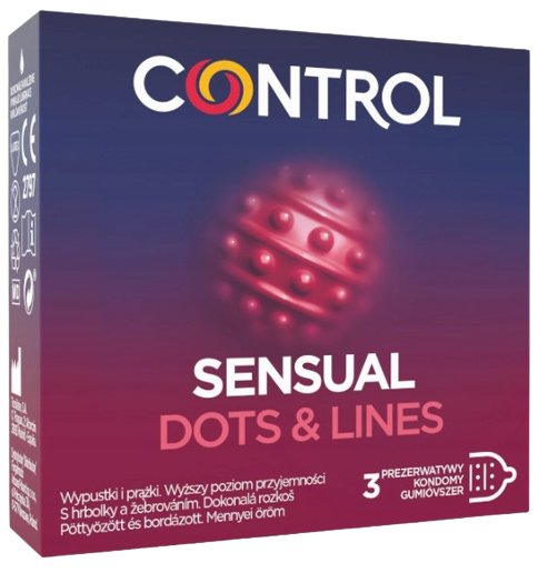 CONTROL SENSUAL DOTS & LINES 3'S, CONTROL Control