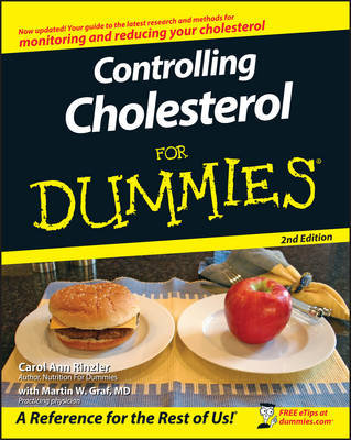 Controlling Cholesterol For Dummies Rinzler Carol Ann, Graf Martin W.