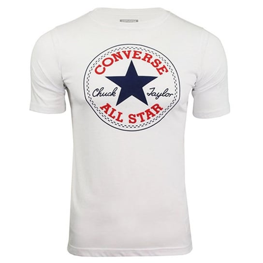 Converse, T-shirt, biały, rozmiar 128 cm Converse