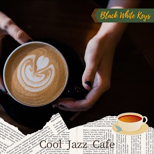 Cool Jazz Cafe Black White Keys