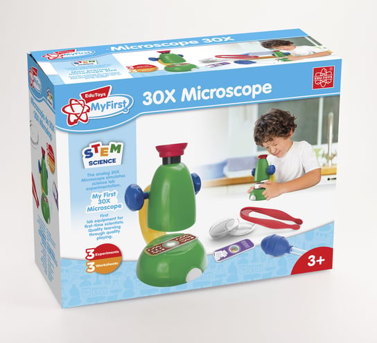 Cool Science, zabawka naukowa Mikroskop 30x Cool Science
