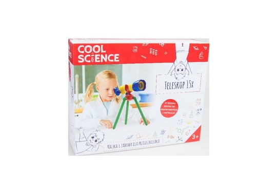 Cool Science, zabawka naukowa Teleskop 15x Cool Science