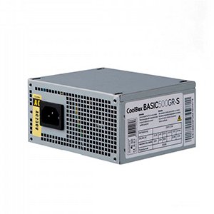 CoolBox BASIC500GR-S 500W Biały - zasilacze (20+4 pin ATX, SFX, PC, Biały, 0-50°C, 10-85%) coolbox