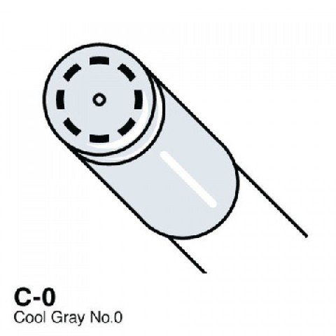COPIC Ciao Marker C0 Cool Gray No.0 COPIC