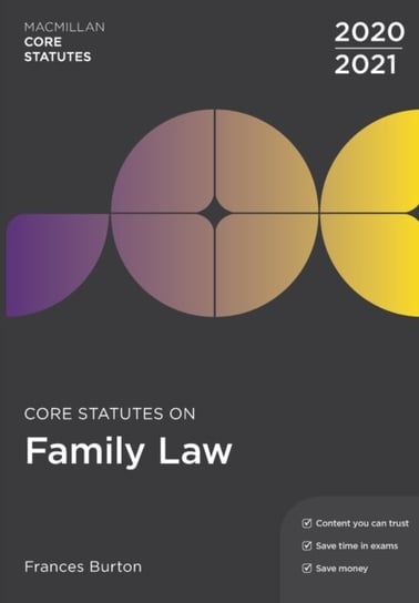 Core Statutes on Family Law 2020-21 Frances Burton