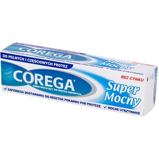 Corega, krem mocujący do protez zębowych super mocny, 40 g Corega