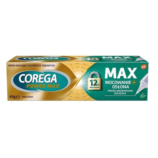 Corega, Power Max, Krem do protez zębowych, 40 g Corega