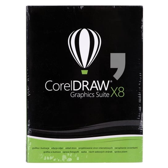 COREL Draw Graphics Suite X8, DVD, czeski/polski Corel
