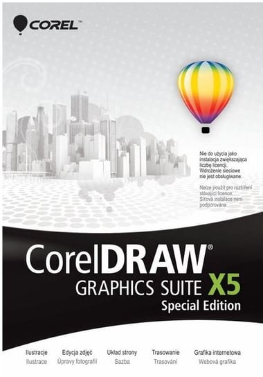 CorelDRAW Graphics Suite X5 Special Edition PL Mini Box CDGSX5SPCZPL Corel