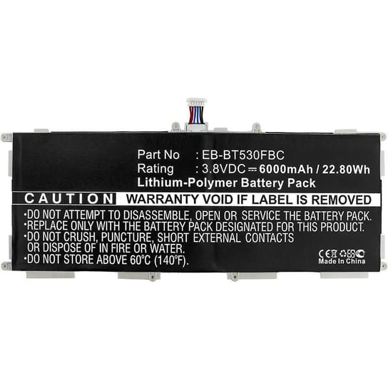 Coreparts Battery For Samsung Gal Tab4 CoreParts
