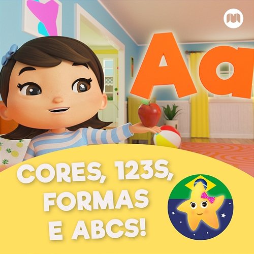 Cores, 123s, Formas e ABCs! Little Baby Bum em Português