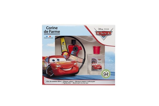 Corine De Farme Disney Cars, Zestaw kosmetyków dla chłopców, 3 szt. Corine de Farme