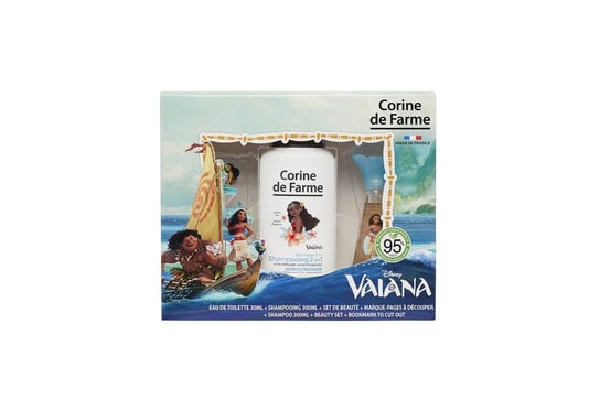 Corine De Farme, Disney Vaiana zestaw prezentowy kosmetyków dla dziewczynek, 5 szt. Corine de Farme