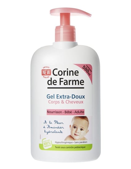 Corine de Farme, Żel myjący 2w1, hipoalergiczny, 750 ml Corine de Farme