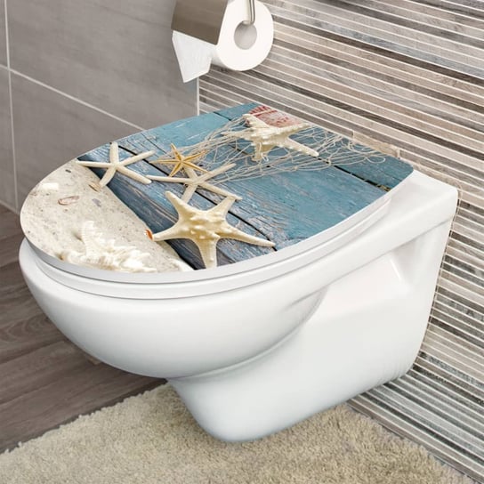 CORNAT Deska WC wolnoopadająca STARFISH, tworzywo termoplastyczne Inna marka