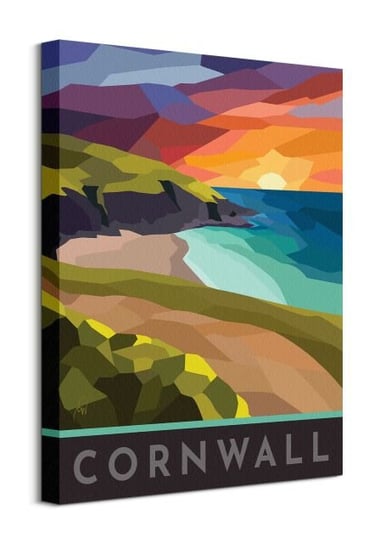 Cornwall Stained Glass - obraz na płótnie Art Group