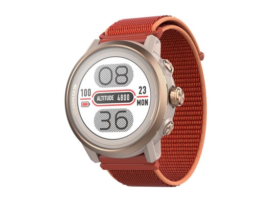 Coros, Zegarek sportowy, APEX 2 GPS Outdoor Watch, koralowy Coros