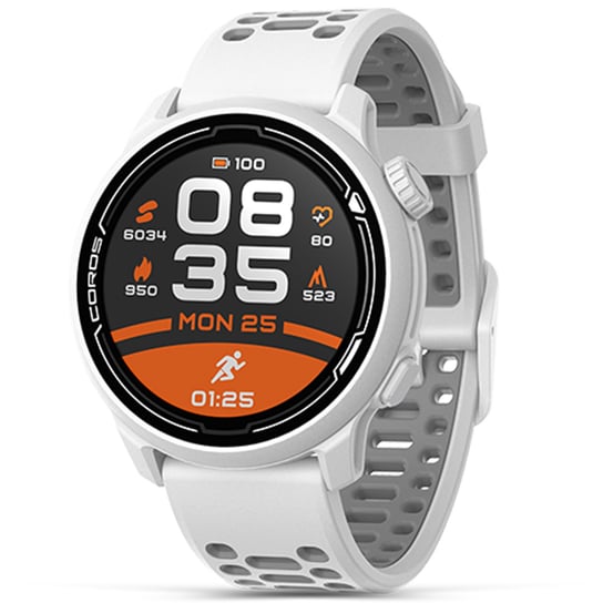 Coros, Zegarek sportowy, PACE 2 Premium GPS Sport Watch, biały, silikon Coros