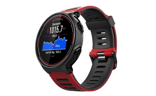 Coros, Zegarek sportowy, Pace M1 HR GPS Multisport Watch, czerwony Coros