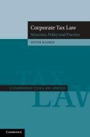 Corporate Tax Law: Structure, Policy and Practice Harris Peter