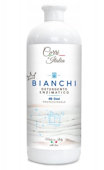 Corri D'Italia Bianchi Włoski Enzymatyczny Płyn Do Prania Odzieży Białej - Przeciw Szarzeniu, 1000 Ml Inny producent