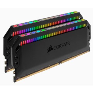 CORSAIR DOMINATOR PLATINUM RGB DDR5 RAM 32 GB (2x16 GB) 6000 MHz CL36 Pamięć komputerowa kompatybilna z Intel XMP iCUE - czarna (CMT32GX5M2X6000C36) Corsair