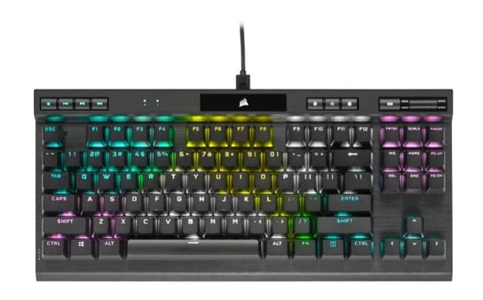 Corsair K70 RGB TKL Mechanical Gaming keyboard, RGB LED light, NA, Wired, Black Corsair