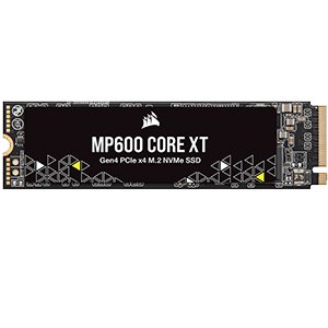 Corsair MP600 CORE XT 2 TB M.2 PCIe Gen4 NVMe SSD – Do 5000 MB/s – QLC NAND – M.2 2280 – Do notebooków i komputerów stacjonarnych PCIe 4.0 – Czarny Corsair