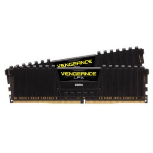 Corsair VENGEANCE LPX DDR4 RAM 16 GB (2x8 GB) 3200 MHz CL16 Intel XMP 2.0 Pamięć komputerowa - czarna (CMK16GX4M2E3200C16) Corsair