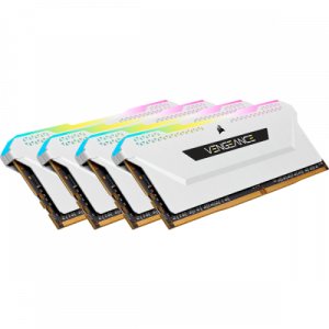 Corsair Vengeance RGB PRO SL 32 GB (4x8 GB) DDR4 3200 MHz C16, podświetlany zestaw pamięci do komputera stacjonarnego Corsair