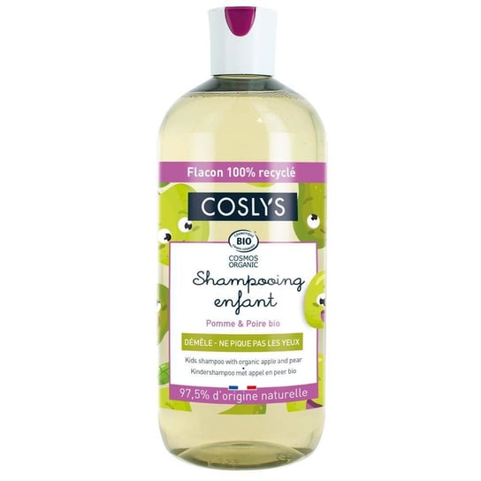 Coslys Kids, Organiczny szampon dla dzieci, Jabłko i Gruszka, 500 ml Coslys