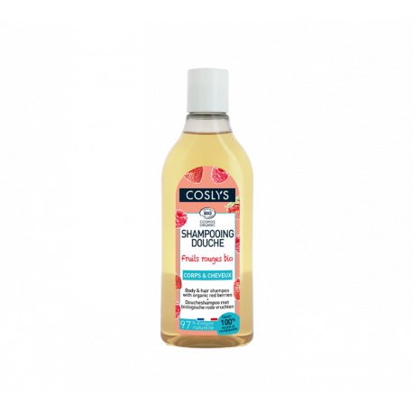 Coslys, Witaminizujący szampon i żel pod prysznic 2w1 z czerwonymi owocami, 750 ml Coslys